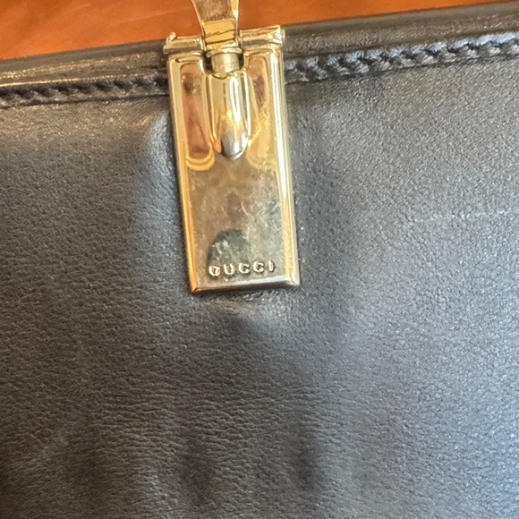 Gucci Black Guccissima Leather G Long Wallet - Picture 7 of 8